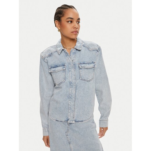 Gestuz Koszula jeansowa Kaily 10909063 Niebieski Oversize ze sklepu MODIVO w kategorii Koszule damskie - zdjęcie 182733722