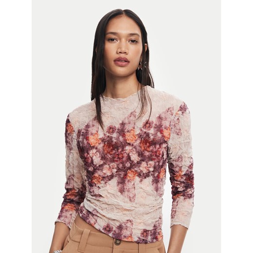 Desigual Bluzka Tottori 24WWBW03 Różowy Regular Fit ze sklepu MODIVO w kategorii Bluzki damskie - zdjęcie 182733732