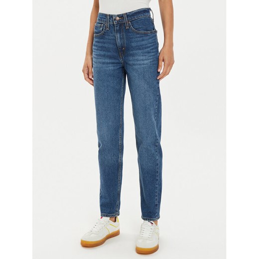 Levi's® Jeansy 80's A3506-0015 Granatowy Mom Fit ze sklepu MODIVO w kategorii Jeansy damskie - zdjęcie 182733741