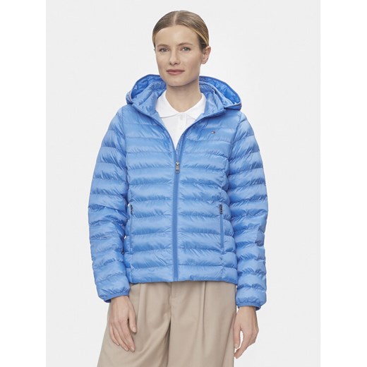 Tommy Hilfiger Kurtka przejściowa WW0WW38927 Niebieski Regular Fit ze sklepu MODIVO w kategorii Kurtki damskie - zdjęcie 182733792
