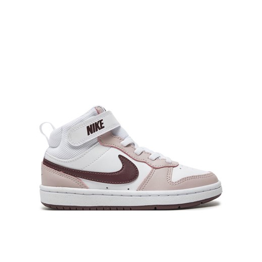 Nike Sneakersy Court Borough Mid 2 (PSV) CD7783 118 Biały ze sklepu MODIVO w kategorii Buty sportowe dziecięce - zdjęcie 182733832