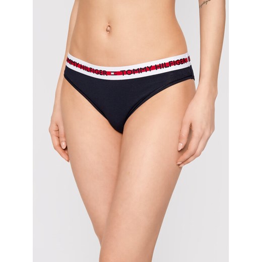 Tommy Hilfiger Figi klasyczne UW0UW02455 Granatowy ze sklepu MODIVO w kategorii Majtki damskie - zdjęcie 182733843