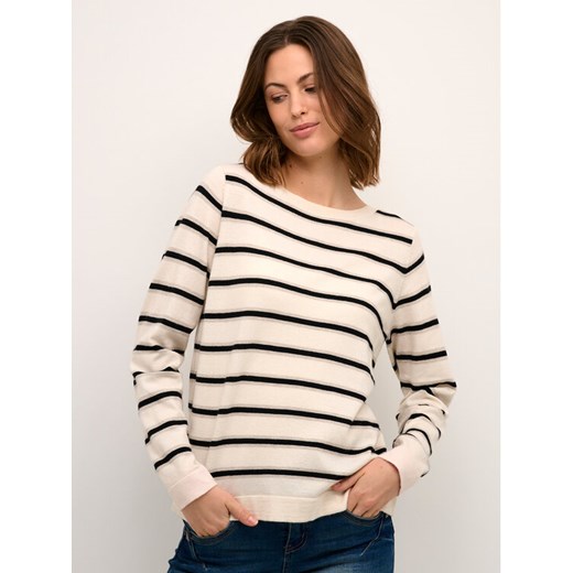 Cream Sweter Crdela Knit 10611709 Beżowy Regular Fit ze sklepu MODIVO w kategorii Swetry damskie - zdjęcie 182733894
