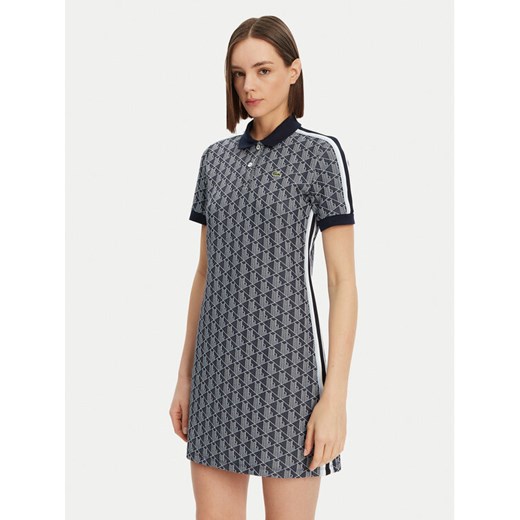 Lacoste Sukienka codzienna EF2655 Granatowy Slim Fit ze sklepu MODIVO w kategorii Sukienki - zdjęcie 182733900