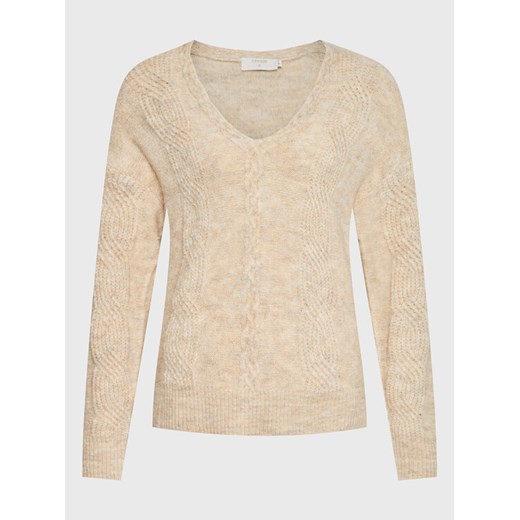 Cream Sweter Cabin 10610399 Beżowy Regular Fit ze sklepu MODIVO w kategorii Swetry damskie - zdjęcie 182733912