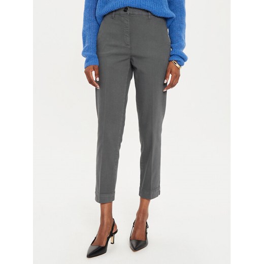 Marella Chinosy 2423136064 Szary Regular Fit ze sklepu MODIVO w kategorii Spodnie damskie - zdjęcie 182733932