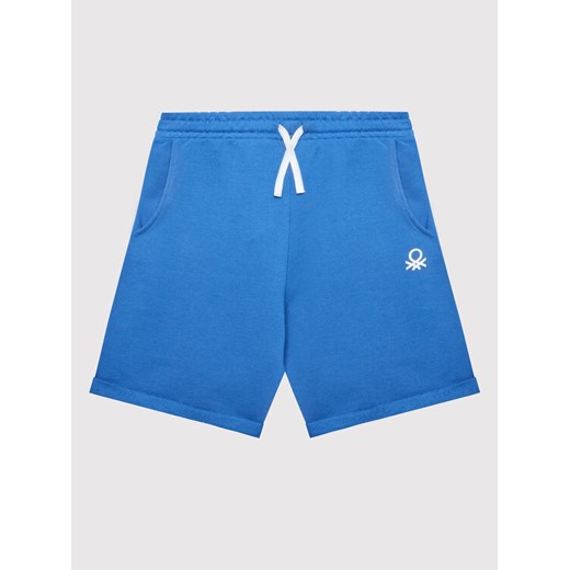United Colors Of Benetton Szorty sportowe 3J68I0638 Niebieski Regular Fit United Colors Of Benetton 1Y MODIVO