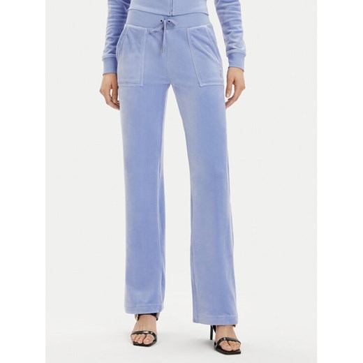 Juicy Couture Spodnie dresowe Del Ray JCAP180 Niebieski Regular Fit ze sklepu MODIVO w kategorii Spodnie damskie - zdjęcie 182733980