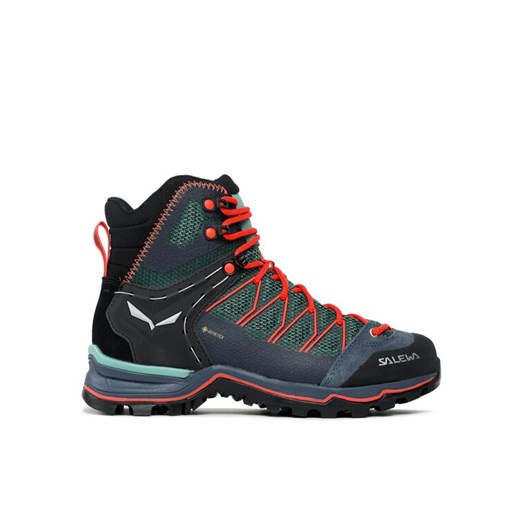 Salewa Trekkingi Ws Mtn Trainer Lite Mid Gtx GORE-TEX 61360-5585 Zielony ze sklepu MODIVO w kategorii Buty trekkingowe damskie - zdjęcie 182733981