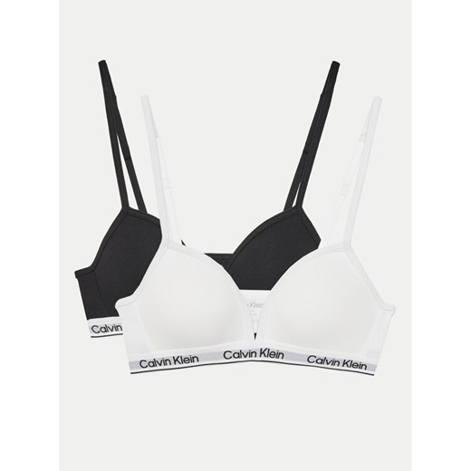 Calvin Klein Underwear Komplet 2 biustonoszy G80G800741 Czarny ze sklepu MODIVO w kategorii Staniki dla dziewczynki - zdjęcie 182733990
