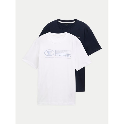 Tom Tailor Komplet 2 t-shirtów 1047047 Kolorowy Regular Fit ze sklepu MODIVO w kategorii T-shirty męskie - zdjęcie 182734153