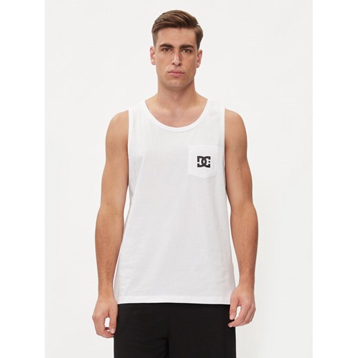 DC Tank top Star Pocket Tt ADYZT05378 Biały Regular Fit ze sklepu MODIVO w kategorii T-shirty męskie - zdjęcie 182734162