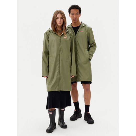 Hunter Kurtka przeciwdeszczowa Andrea Unisex HARU0002242 Khaki Regular Fit ze sklepu MODIVO w kategorii Kurtki damskie - zdjęcie 182734164