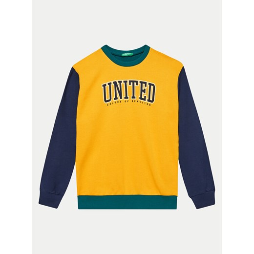 United Colors Of Benetton Bluza 3J68C10JM Kolorowy Regular Fit ze sklepu MODIVO w kategorii Bluzy chłopięce - zdjęcie 182734172