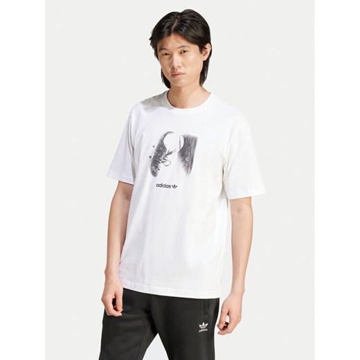 adidas T-Shirt Supply Street IY3430 Biały Regular Fit ze sklepu MODIVO w kategorii T-shirty męskie - zdjęcie 182734200