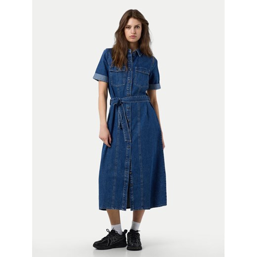 Noisy May Sukienka jeansowa Gret 27030824 Niebieski Loose Fit ze sklepu MODIVO w kategorii Sukienki - zdjęcie 182734332