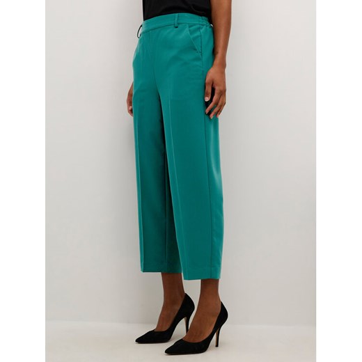 Kaffe Spodnie materiałowe Sakura 10506127 Zielony Relaxed Fit ze sklepu MODIVO w kategorii Spodnie damskie - zdjęcie 182734392