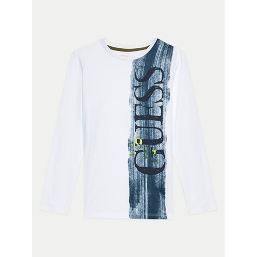 Guess Bluzka L4BI27 I3Z14 Biały Regular Fit ze sklepu MODIVO w kategorii Bluzki dziewczęce - zdjęcie 182734473