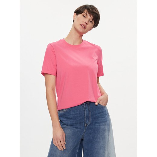 Pieces T-Shirt Ria 17086970 Różowy Regular Fit ze sklepu MODIVO w kategorii Bluzki damskie - zdjęcie 182734493