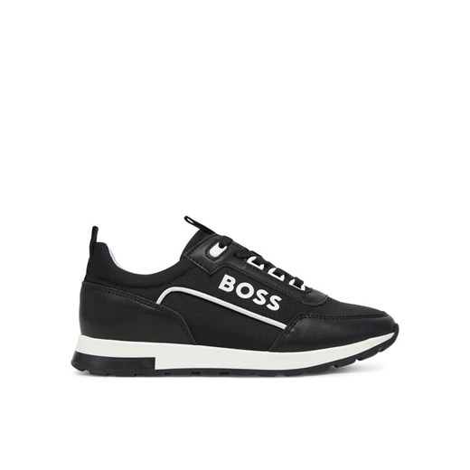 BOSS Sneakersy J51653 S Czarny ze sklepu MODIVO w kategorii Buty sportowe dziecięce - zdjęcie 182734501