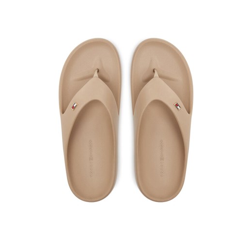 Tommy Hilfiger Japonki Th Comfort Beach Sandal FW0FW08522 Beżowy ze sklepu MODIVO w kategorii Klapki damskie - zdjęcie 182734504