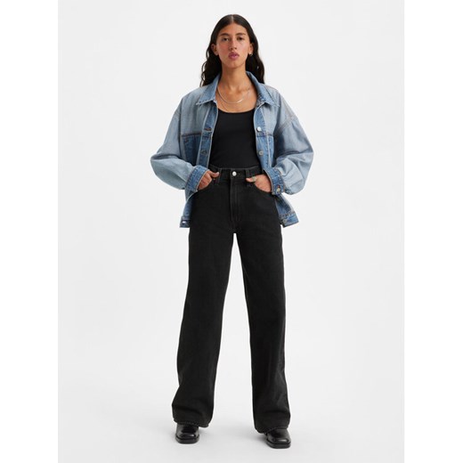 Levi's® Jeansy Ribcage A6081-0001 Czarny Wide Leg ze sklepu MODIVO w kategorii Jeansy damskie - zdjęcie 182734543