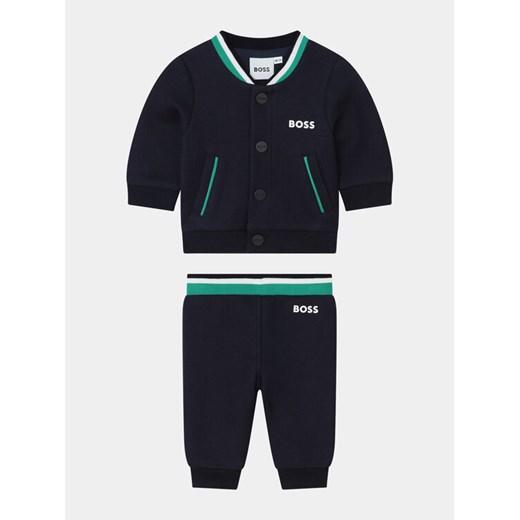 Boss Komplet dresowy J50788 Granatowy Regular Fit ze sklepu MODIVO w kategorii Dresy dla niemowlaka - zdjęcie 182734554