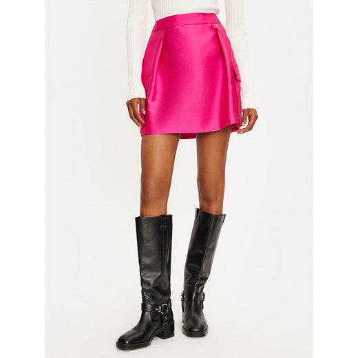 TWINSET Spódnica mini 242AT2110 Różowy Regular Fit ze sklepu MODIVO w kategorii Spódnice - zdjęcie 182734612