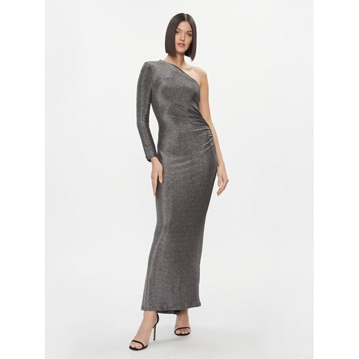 Please Sukienka wieczorowa A1XPBFT000 Srebrny Slim Fit ze sklepu MODIVO w kategorii Sukienki - zdjęcie 182734620