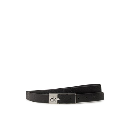 Calvin Klein Pasek Damski Ck Cut Square Buckle 2.0_Mono K60K613243 Czarny ze sklepu MODIVO w kategorii Paski damskie - zdjęcie 182734630
