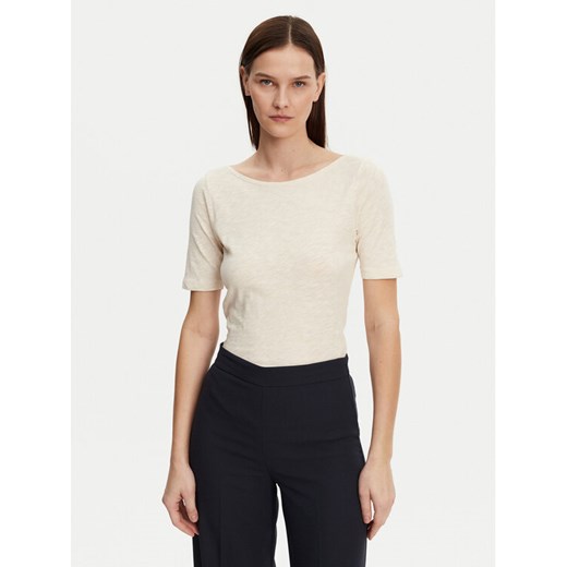 Marc O'Polo Bluzka 502 2261 51399 Beżowy Regular Fit ze sklepu MODIVO w kategorii Bluzki damskie - zdjęcie 182734650