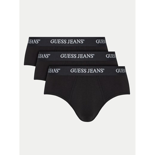 Guess Jeans Komplet 3 par slipów M4BZ43 K6YW1 Czarny ze sklepu MODIVO w kategorii Majtki męskie - zdjęcie 182734753