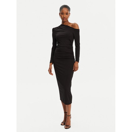 Rinascimento Sukienka koktajlowa CFC0122524003 Czarny Slim Fit ze sklepu MODIVO w kategorii Sukienki - zdjęcie 182734761