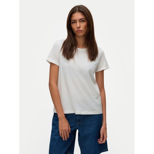 Vero Moda T-Shirt Blair 10325914 Biały Regular Fit ze sklepu MODIVO w kategorii Bluzki damskie - zdjęcie 182734820