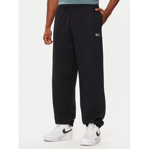 K1X Spodnie dresowe Logo 60030057 Czarny Relaxed Fit S MODIVO