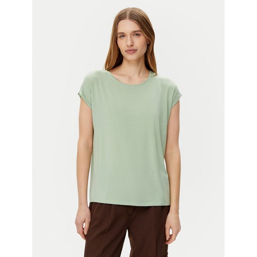 Vero Moda T-Shirt Ava 10284468 Zielony Regular Fit ze sklepu MODIVO w kategorii Bluzki damskie - zdjęcie 182734890