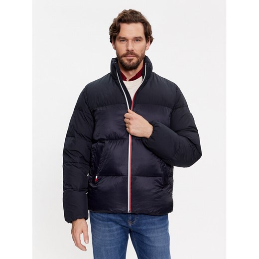 Tommy Hilfiger Kurtka zimowa Tech Stand Collar MW0MW27586 Granatowy Regular Fit ze sklepu MODIVO w kategorii Kurtki męskie - zdjęcie 182735020