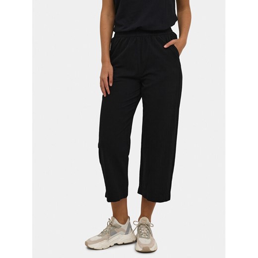 Kaffe Kuloty Naya 10507418 Czarny Relaxed Fit ze sklepu MODIVO w kategorii Spodnie damskie - zdjęcie 182735022