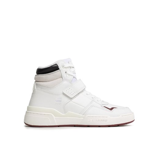 G-Star Raw Sneakersy Attacc Mid Lea W 2211 40708 Biały ze sklepu MODIVO w kategorii Buty sportowe damskie - zdjęcie 182735034