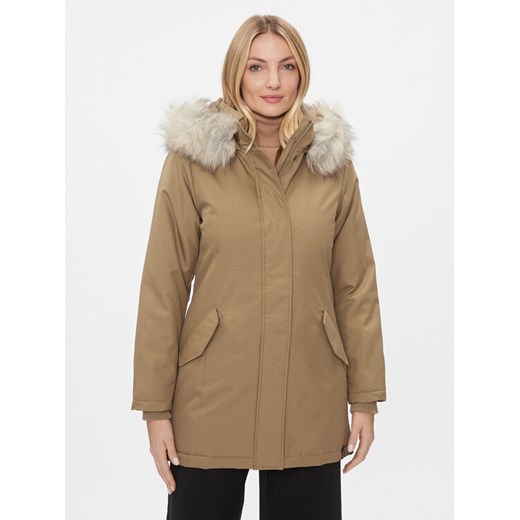 ONLY Parka 15300633 Brązowy Regular Fit ze sklepu MODIVO w kategorii Parki damskie - zdjęcie 182735054