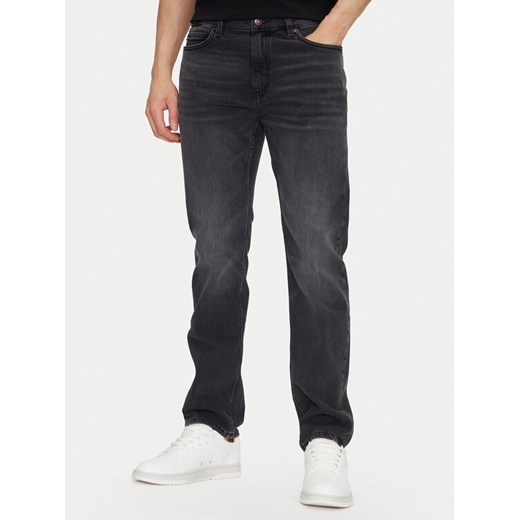HUGO Jeansy 50537680 Czarny Slim Fit ze sklepu MODIVO w kategorii Jeansy męskie - zdjęcie 182735210