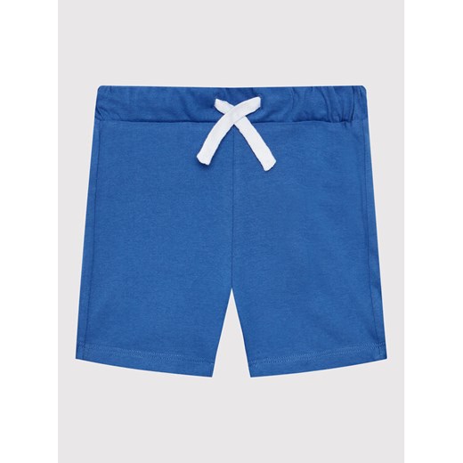 United Colors Of Benetton Szorty sportowe 3BL0G900G Niebieski Regular Fit ze sklepu MODIVO w kategorii Spodenki niemowlęce - zdjęcie 182735291