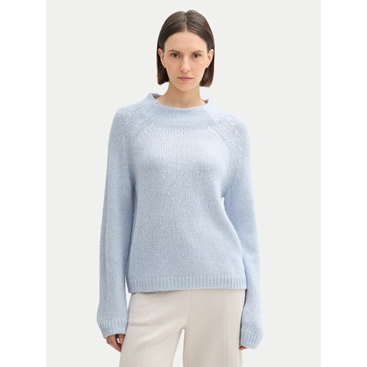 Tom Tailor Sweter 1044083 Błękitny Loose Fit ze sklepu MODIVO w kategorii Swetry damskie - zdjęcie 182735293