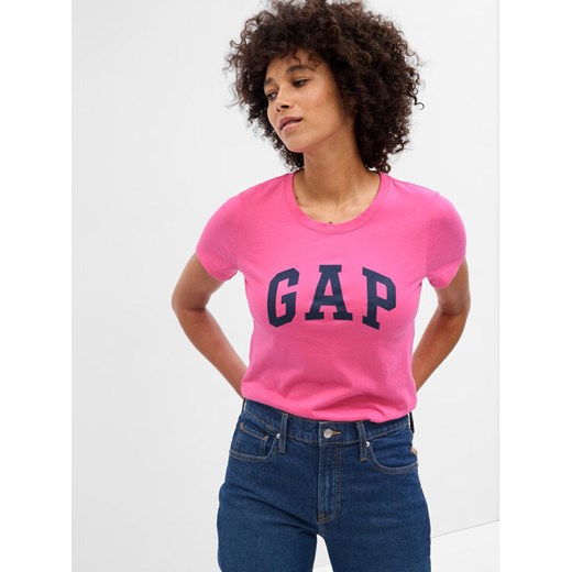 Gap T-Shirt 268820-89 Różowy Regular Fit ze sklepu MODIVO w kategorii Bluzki damskie - zdjęcie 182735441