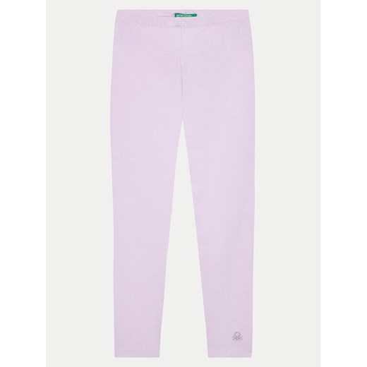 United Colors Of Benetton Legginsy 3MT1CF02G Fioletowy Slim Fit United Colors Of Benetton 168 MODIVO