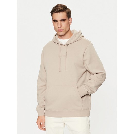 Guess Bluza M4BQ45 K9YH1 Beżowy Regular Fit ze sklepu MODIVO w kategorii Bluzy męskie - zdjęcie 182735634