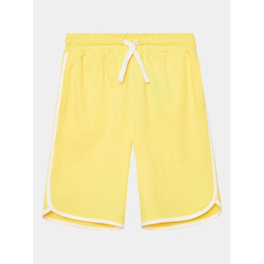 United Colors Of Benetton Szorty sportowe 3BL0C901R Żółty Regular Fit ze sklepu MODIVO w kategorii Spodenki chłopięce - zdjęcie 182735691