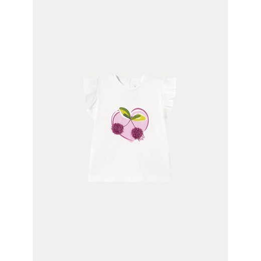 Mayoral T-Shirt 1042 Biały Regular Fit ze sklepu MODIVO w kategorii Kaftaniki i bluzki - zdjęcie 182735733