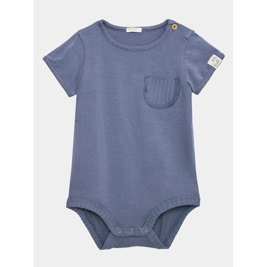 United Colors Of Benetton Body dziecięce 3P4ZAB00B Niebieski Regular Fit ze sklepu MODIVO w kategorii Body niemowlęce - zdjęcie 182735740