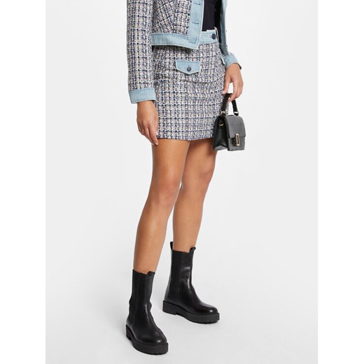 Morgan Spódnica mini 241-JOUCO Niebieski Regular Fit ze sklepu MODIVO w kategorii Spódnice - zdjęcie 182735744